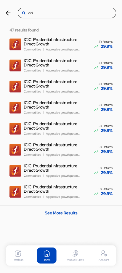 Explore โ '47 results found' for 'icici'